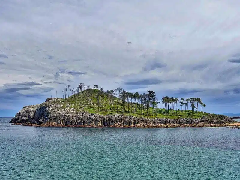 Costa de Urdaibai cerca de Villa Haritza en Ea